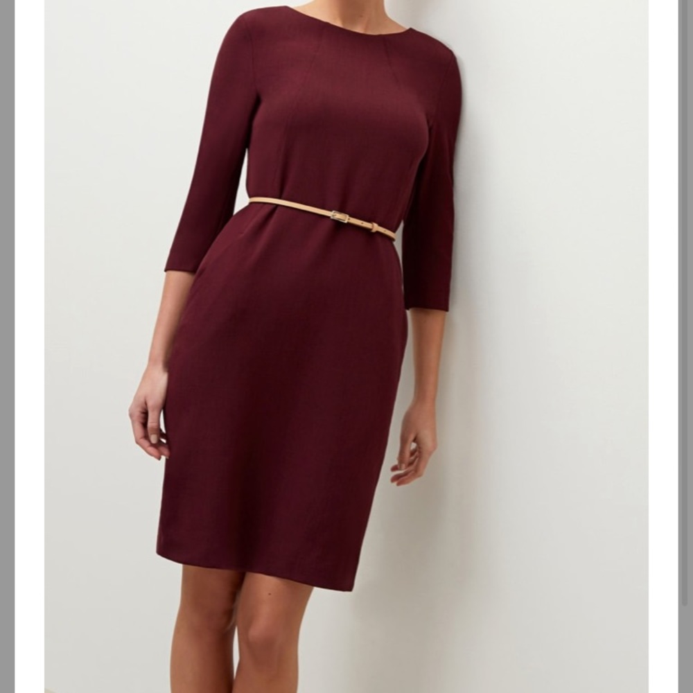 NWT etsuko dress claret (size 6)